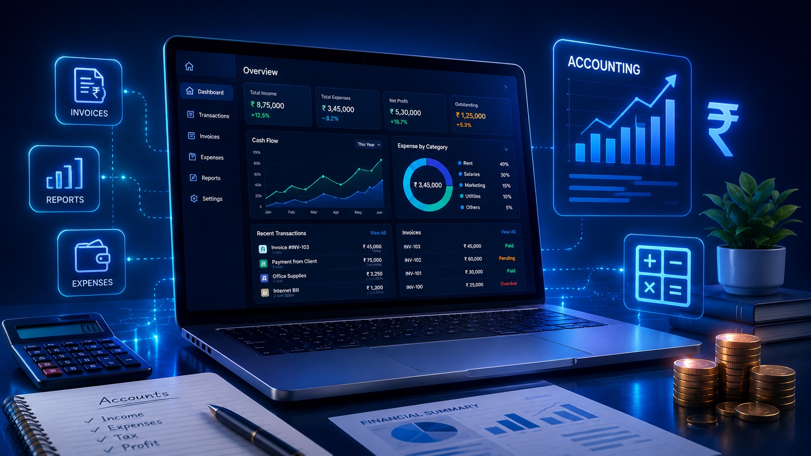 Accounting Pro Interface