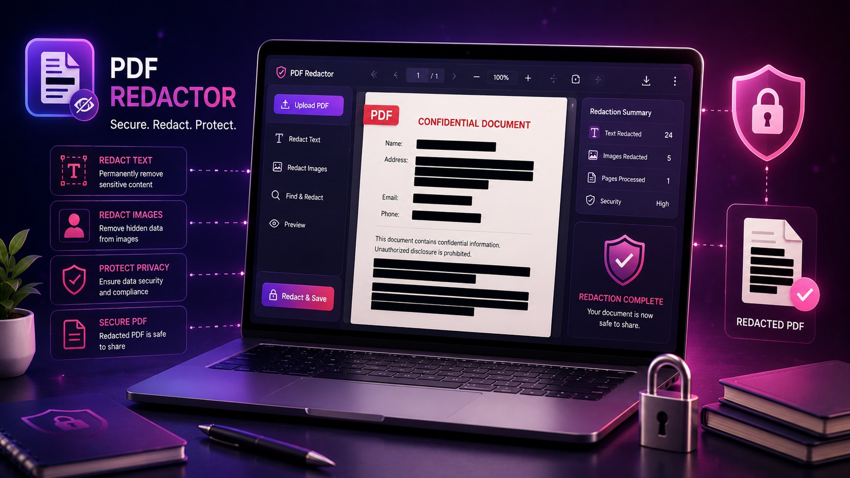 PDF Redactor Tool